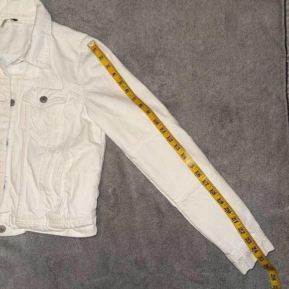 FREE PEOPLE denim jean jacket size small - Picture 8 of 9